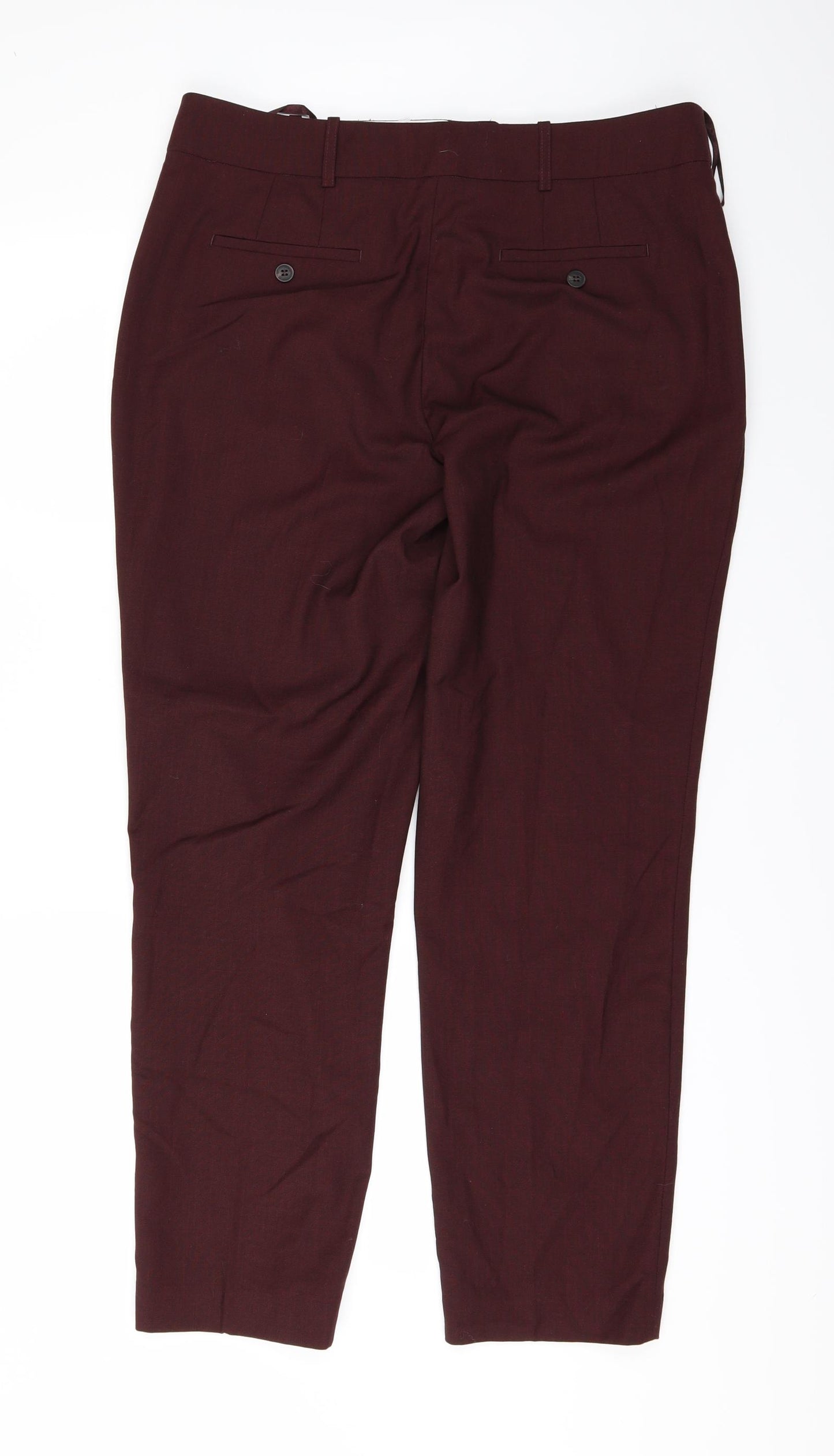 NEXT Womens Red   Trousers  Size 14 L27 in