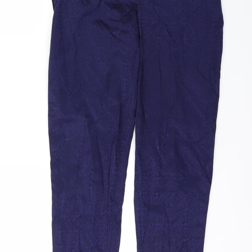 George Womens Purple   Trousers  Size 8 L26 in