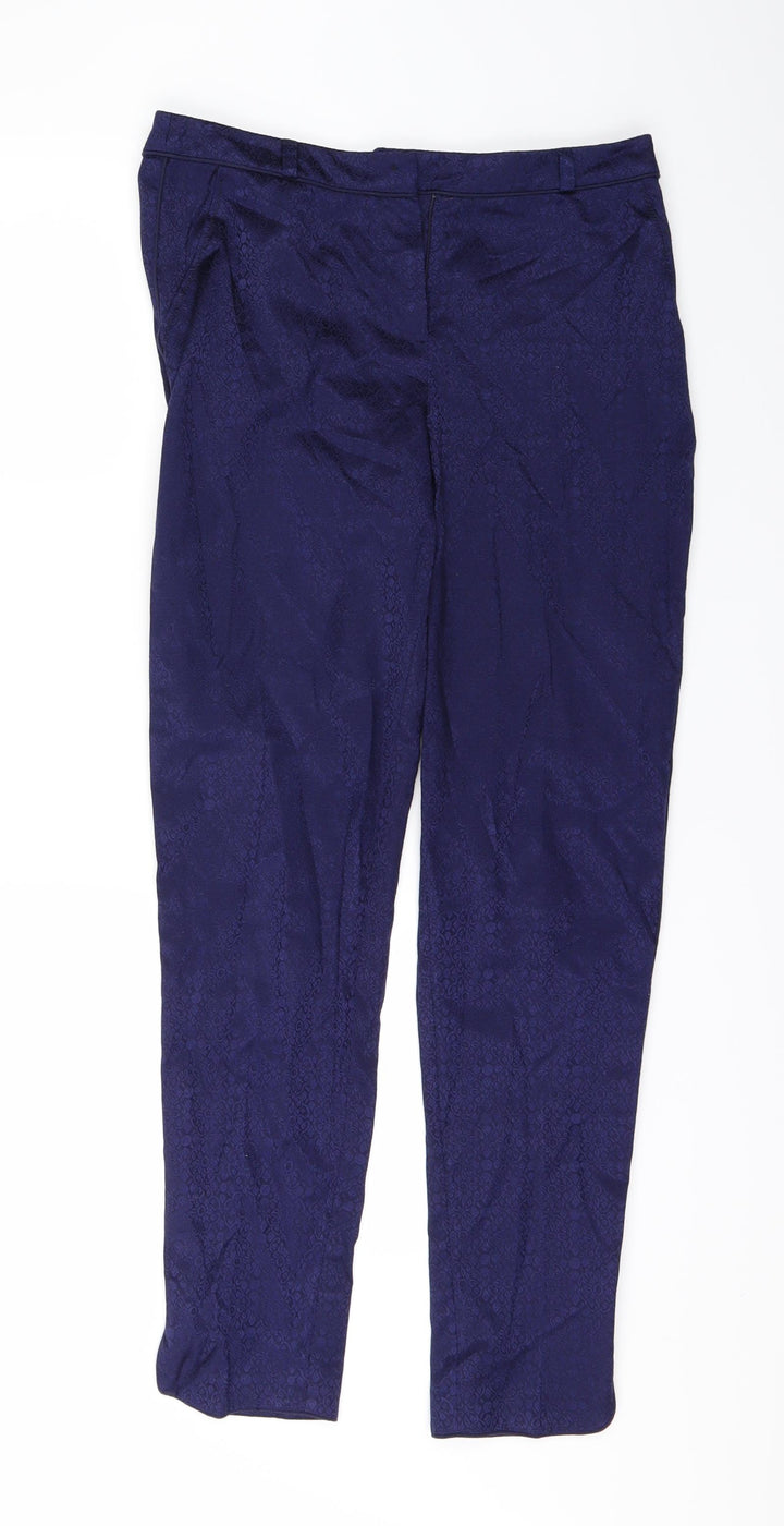 George Womens Purple Trousers Size 8 L26 in