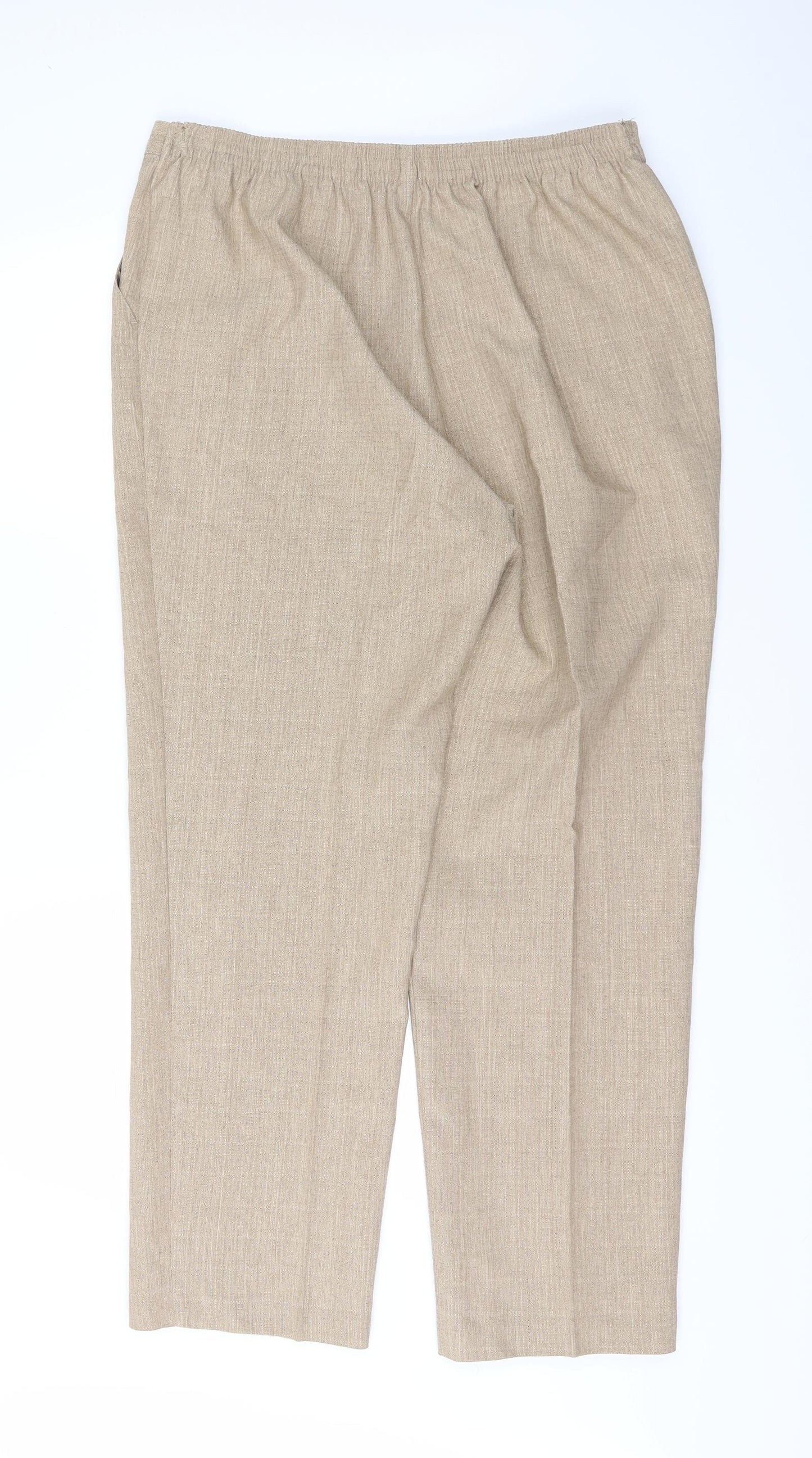 Marks and Spencer Womens Brown   Trousers  Size 16 L27 in
