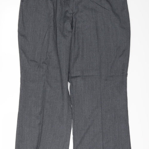 buisness solutions Mens Grey   Trousers  Size 28 L31 in
