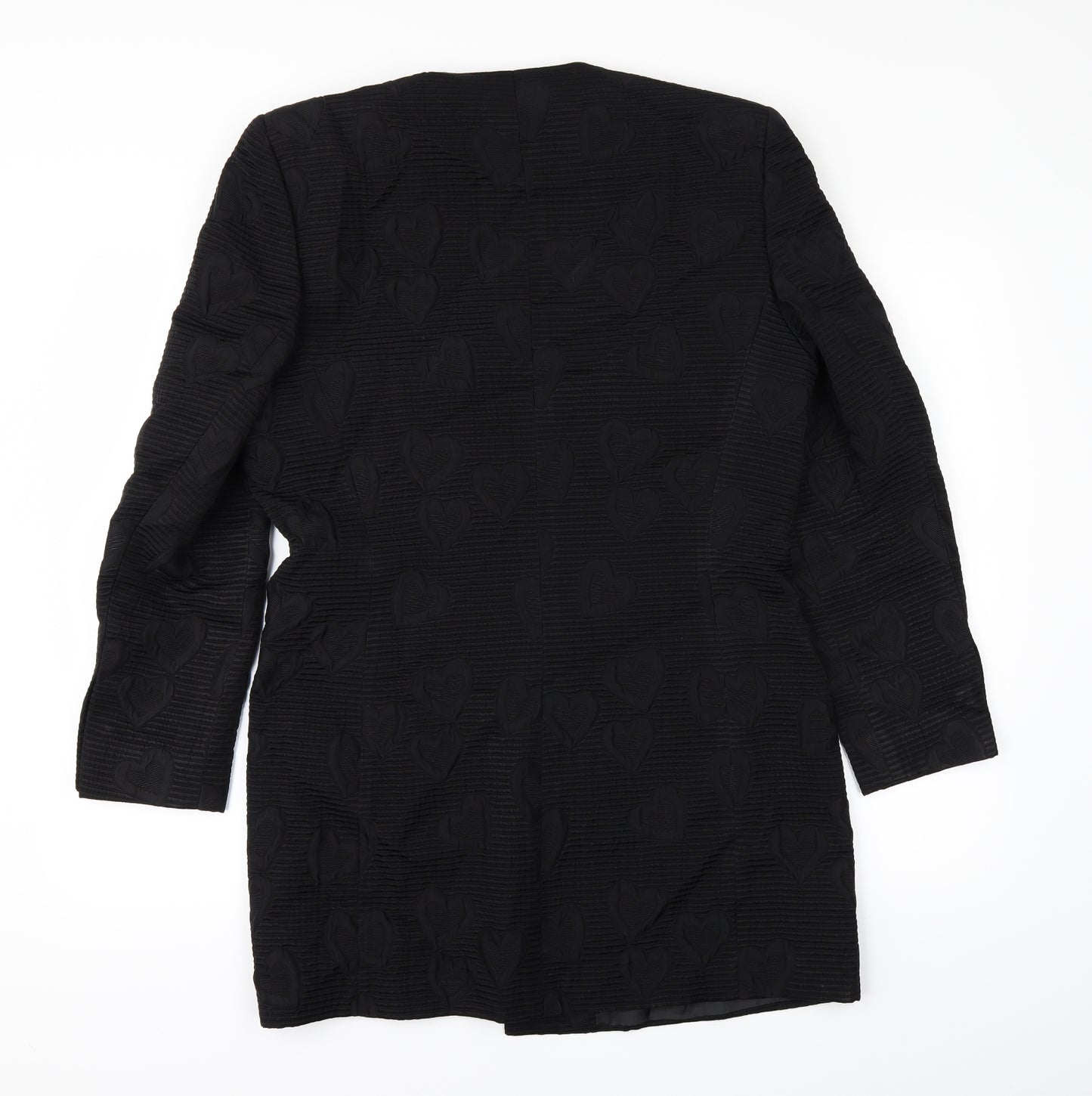 ANTONETTE Womens Black   Parka Coat Size 14