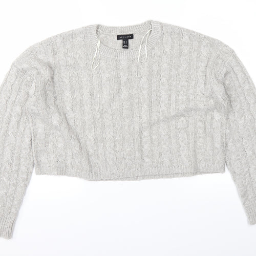 New Look Womens Grey   Pullover Jumper Size L