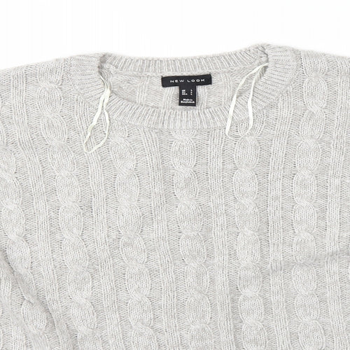 New Look Womens Grey   Pullover Jumper Size L