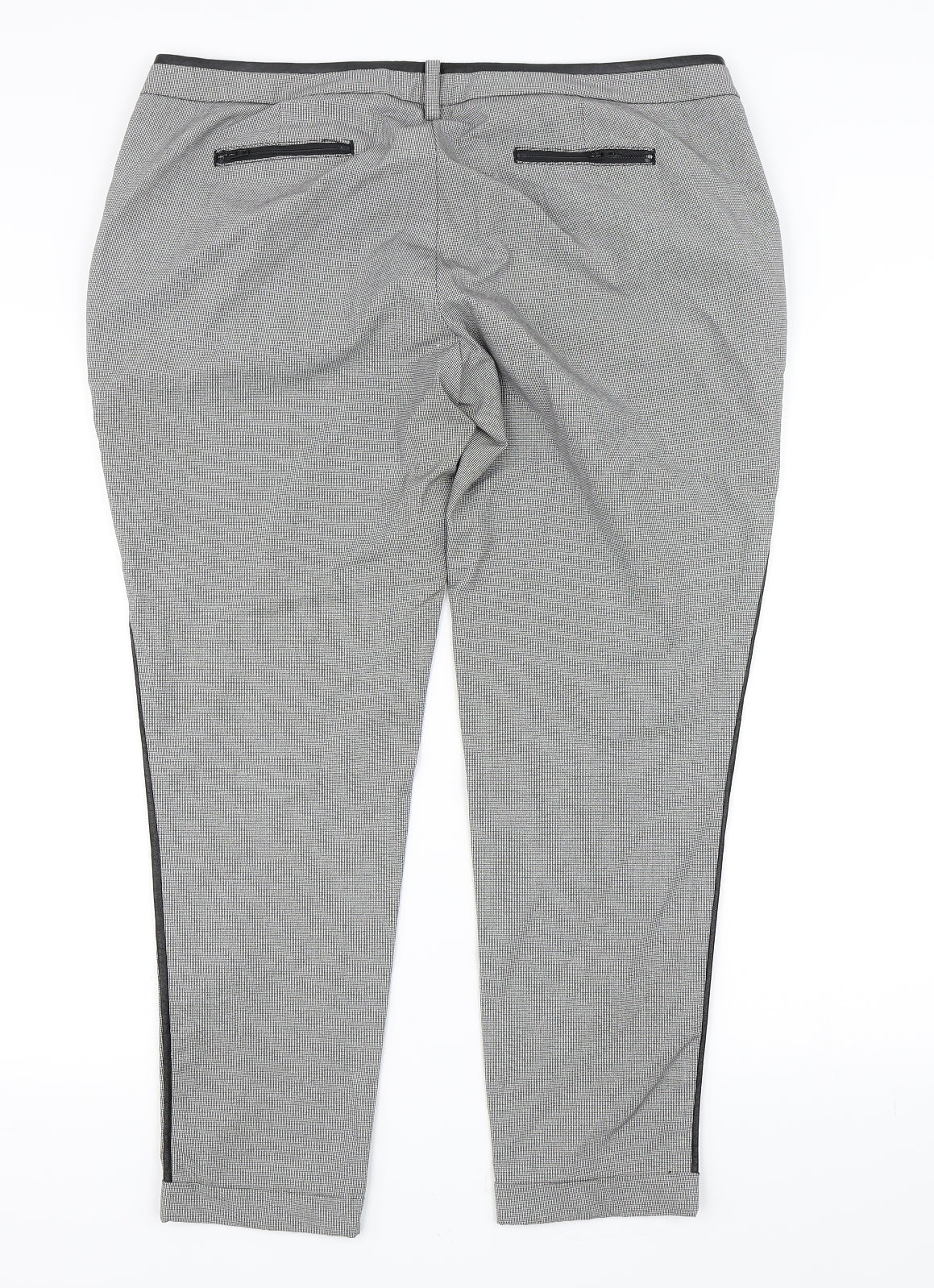 Marks and Spencer Womens Grey   Trousers  Size 16 L27 in