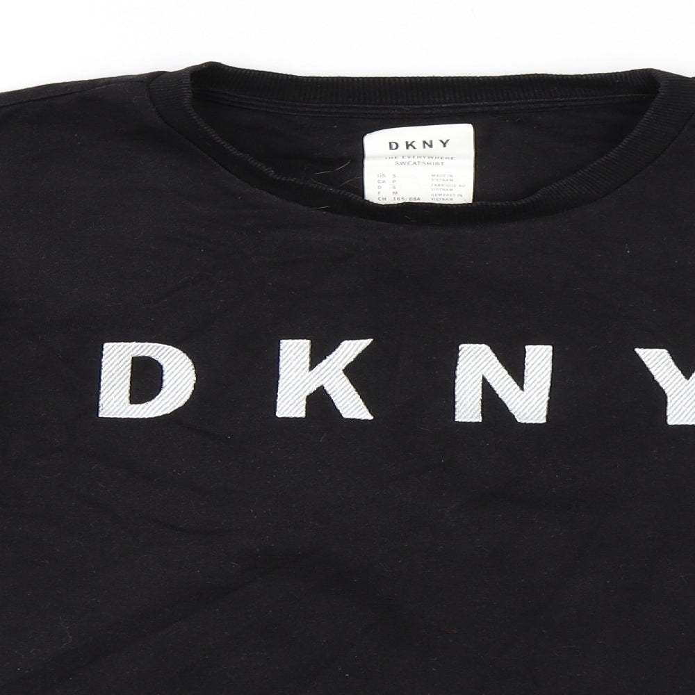 DKNY Mens Black   Pullover Sweatshirt Size S