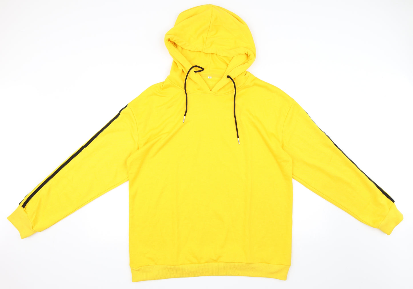 Preworn Mens Yellow   Pullover Hoodie Size XL