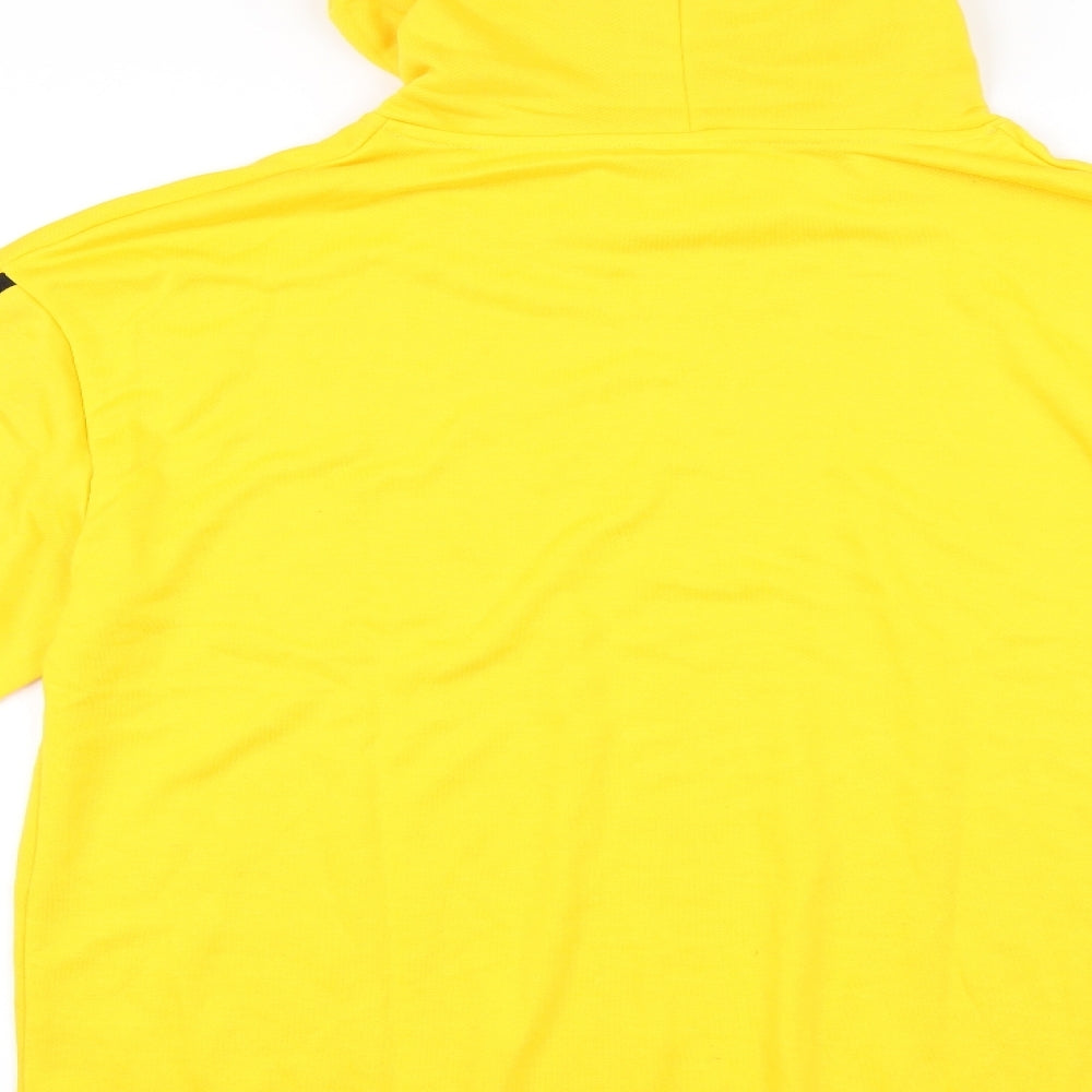 Preworn Mens Yellow   Pullover Hoodie Size XL