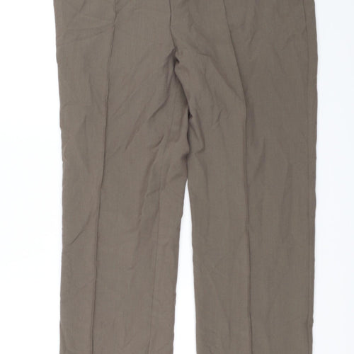 BM Collection Womens Brown   Trousers  Size 16 L30 in