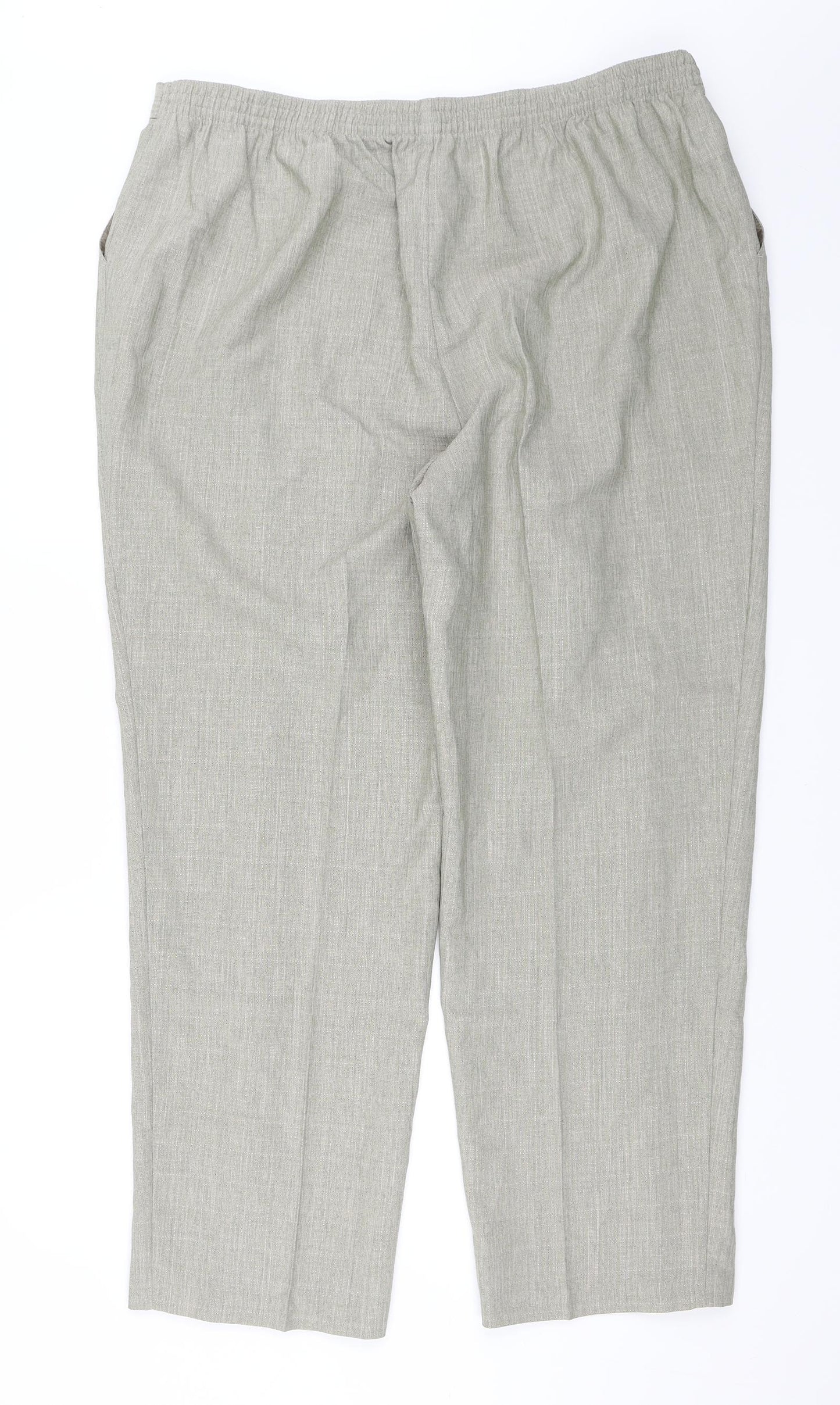 Marks and Spencer Womens Green   Trousers  Size 20 L29 in