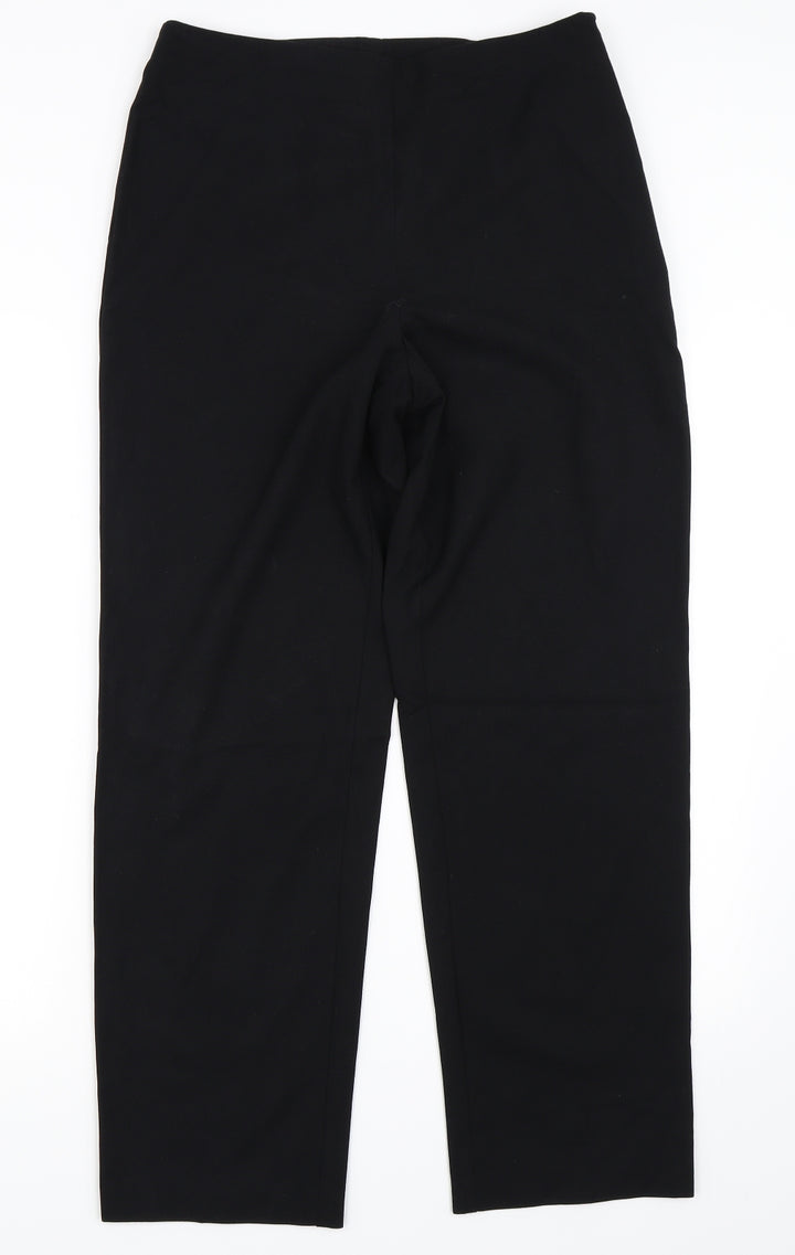 Marks and Spencer Womens Black   Trousers  Size 12 L28 in