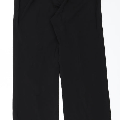 AMARANTO Womens Black   Trousers  Size 14 L29 in