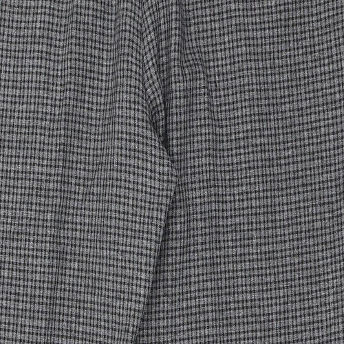 Dorothy Perkins Womens Grey Check  Trousers  Size 20 L27 in