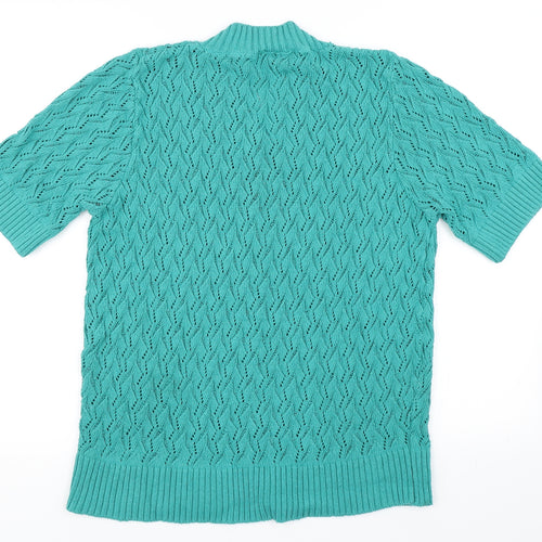 ...Being Casual Womens Green   Pullover Jumper Size 20