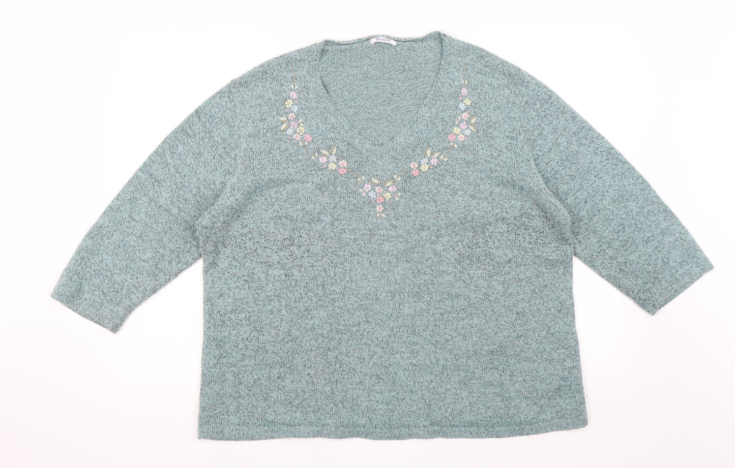 Danmart Womens Blue   Pullover Jumper Size 22