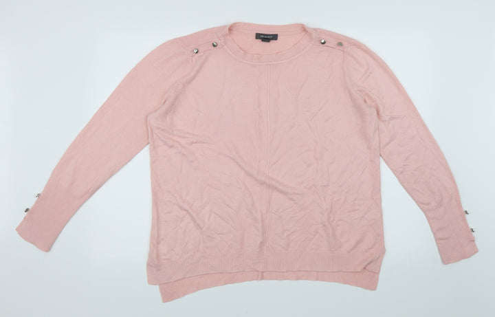 Primark Womens Pink   Pullover Jumper Size L