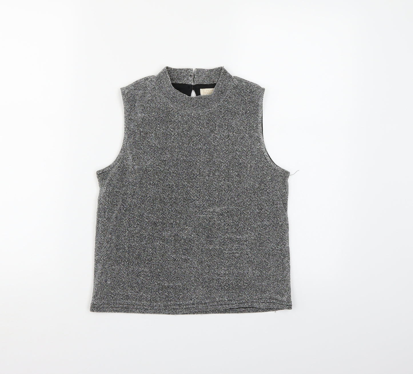 Primark Girls Silver   Cropped Tank Size 11-12 Years