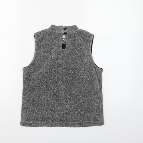 Primark Girls Silver   Cropped Tank Size 11-12 Years