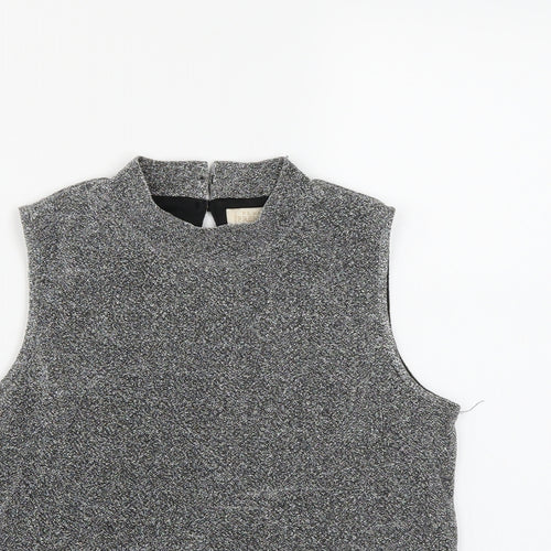Primark Girls Silver   Cropped Tank Size 11-12 Years