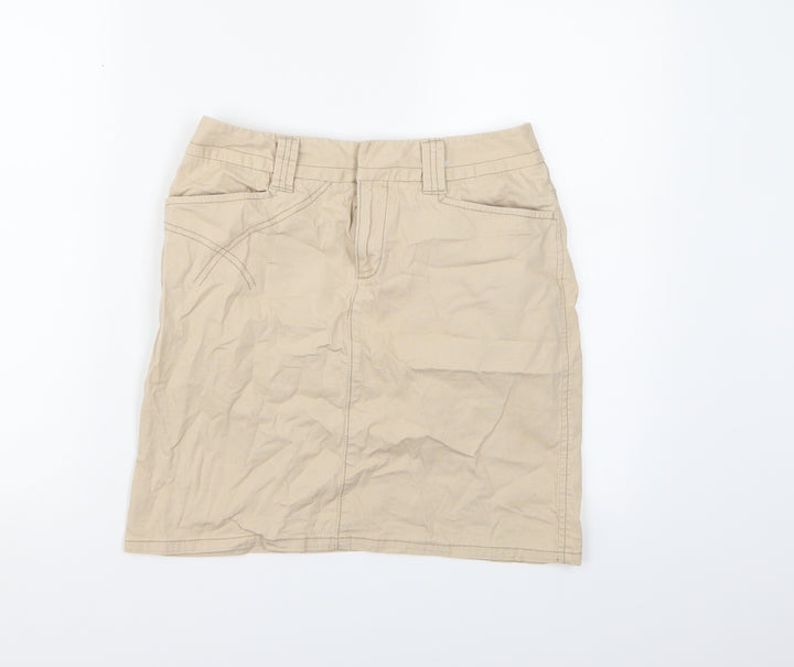 U2 Ladies Womens Brown A-Line Skirt