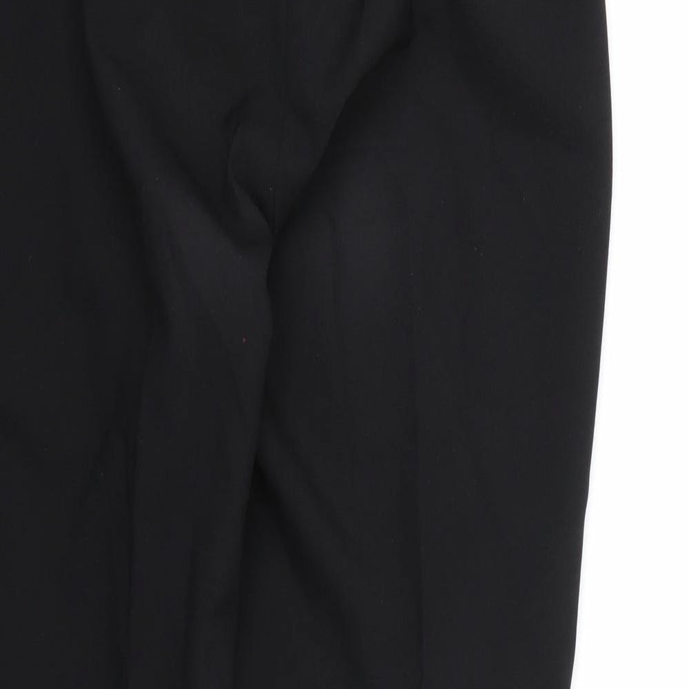 F&F Womens Black  Rayon Trousers  Size 8 L25 in