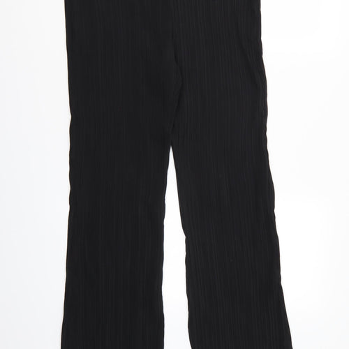 H&M Womens Black   Trousers  Size M L32 in