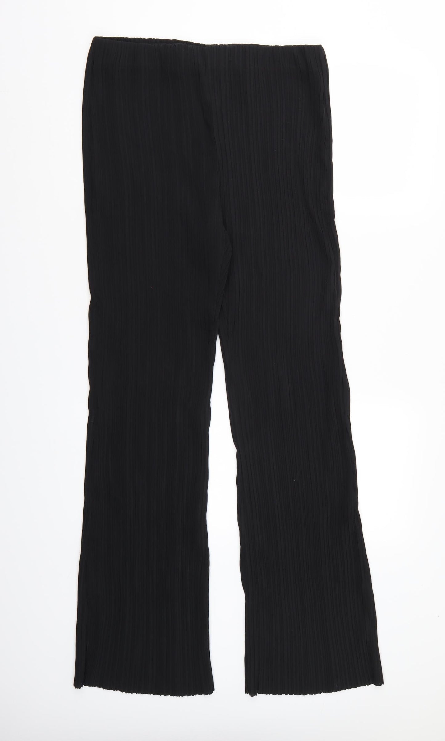 H&M Womens Black   Trousers  Size M L32 in