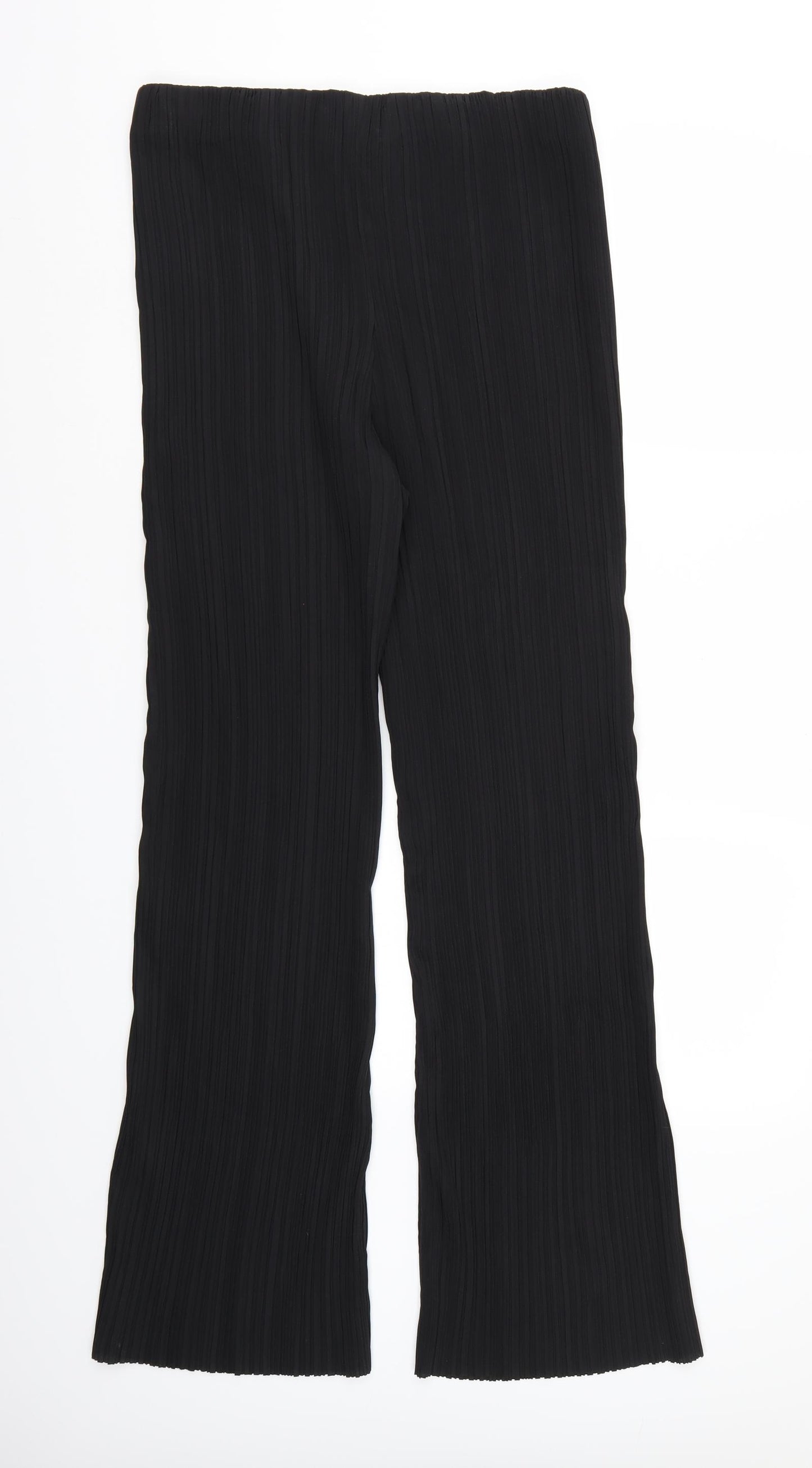 H&M Womens Black   Trousers  Size M L32 in
