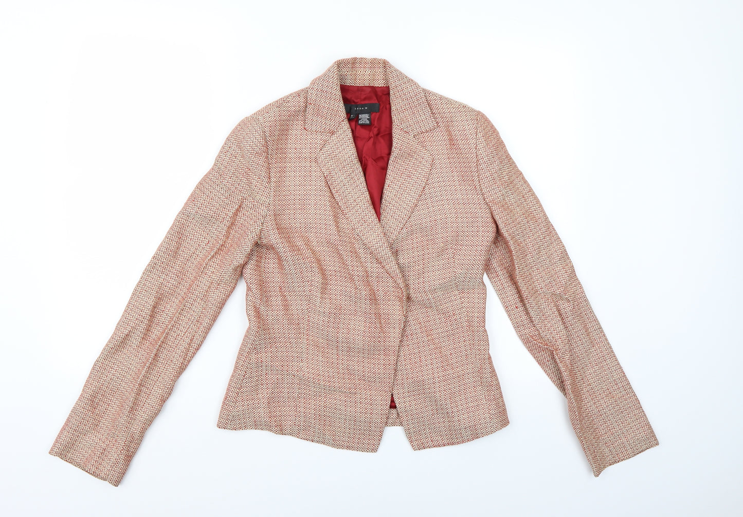 Zara Woman Womens Multicoloured Check  Jacket Blazer Size 8