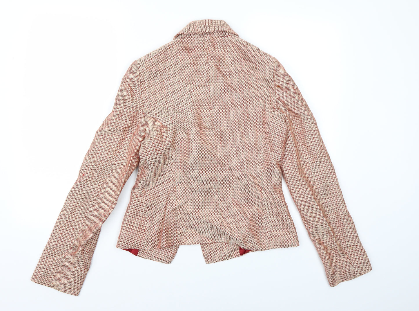 Zara Woman Womens Multicoloured Check  Jacket Blazer Size 8