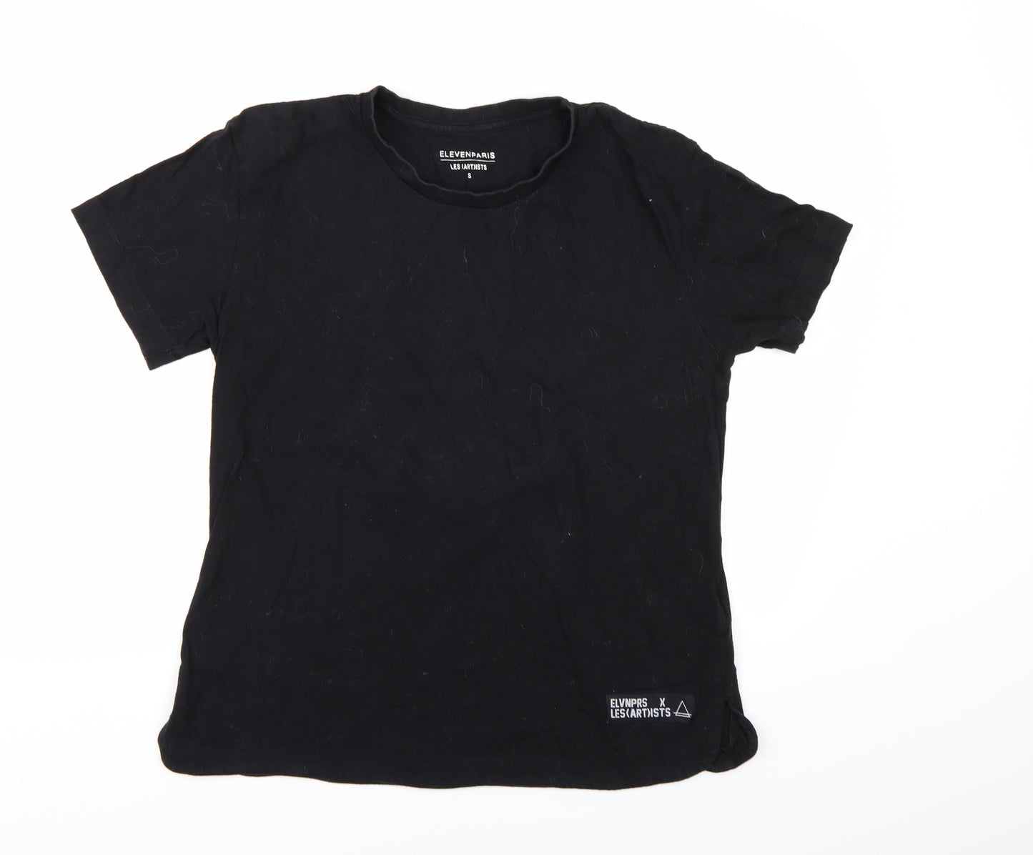 Eleven Paris Mens Black    T-Shirt Size S