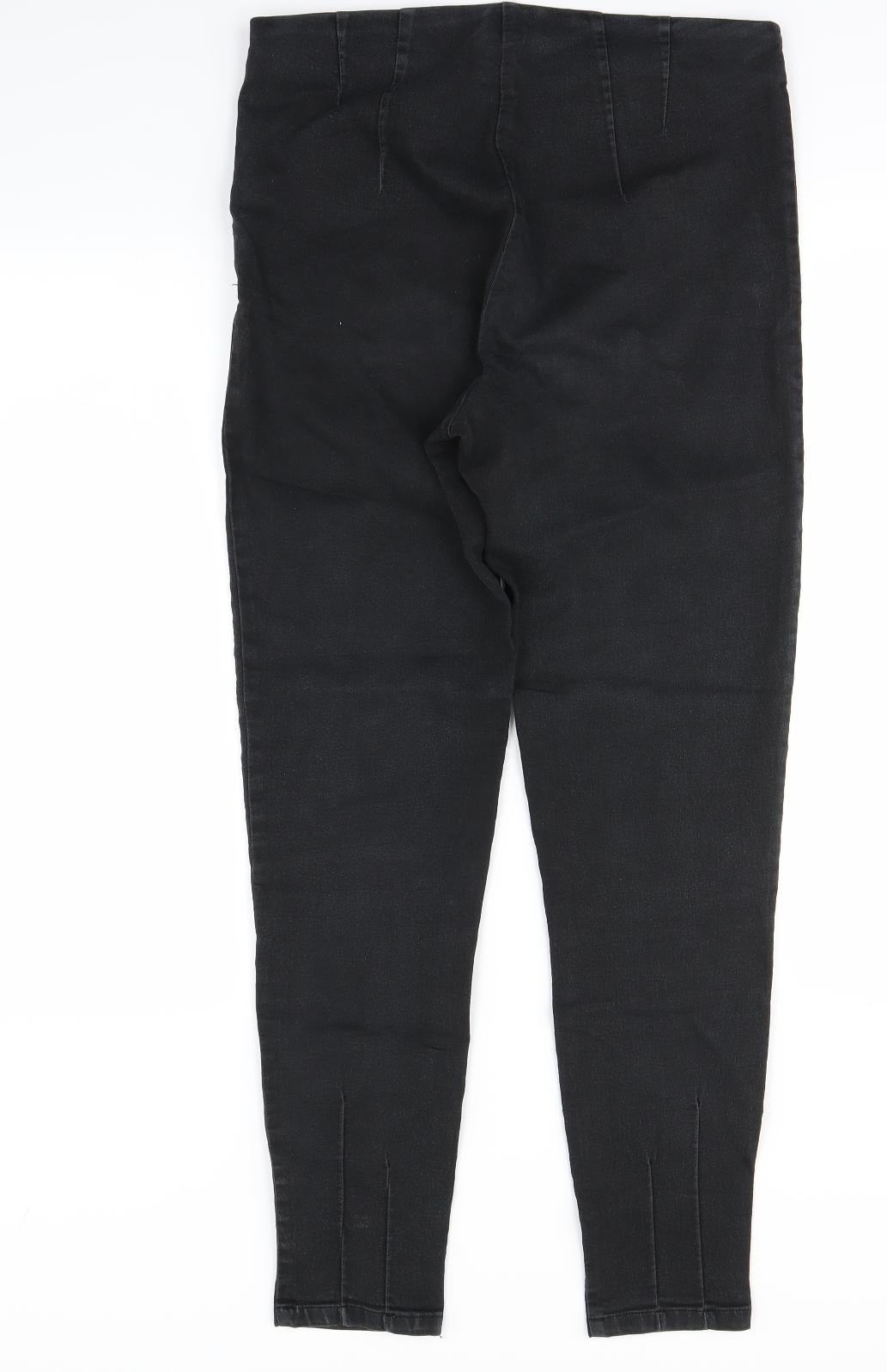 Phase Eight Womens Black  Denim Skinny Jeans Size 14 L28 in