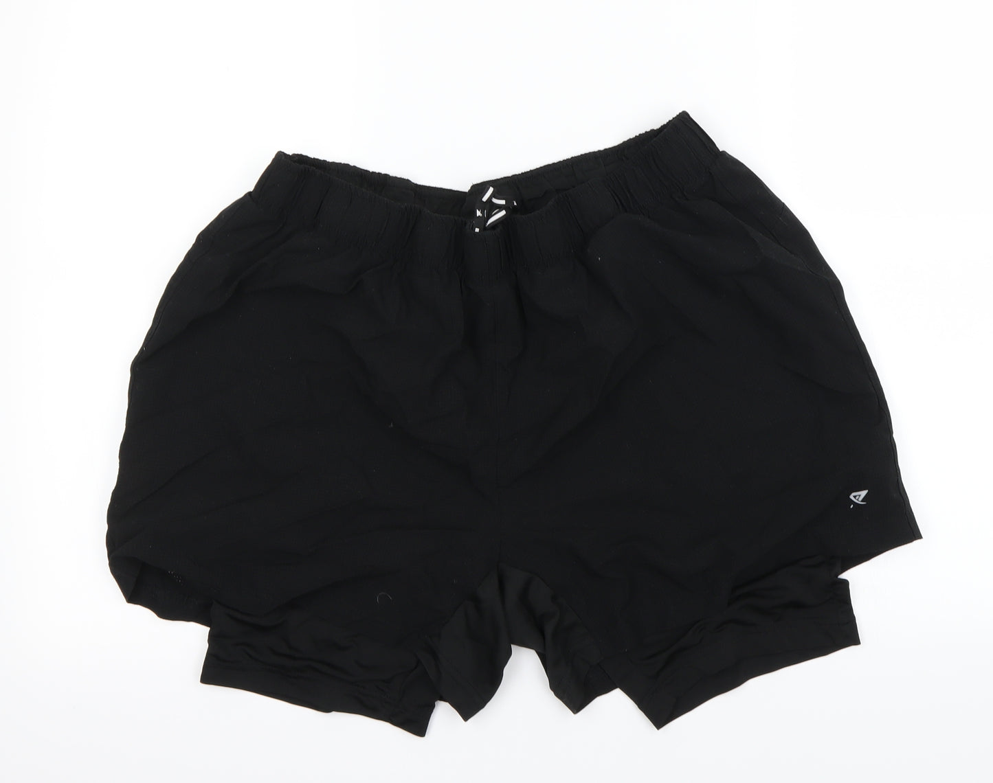 Workout Mens Black   Sweat Shorts Size 2XL