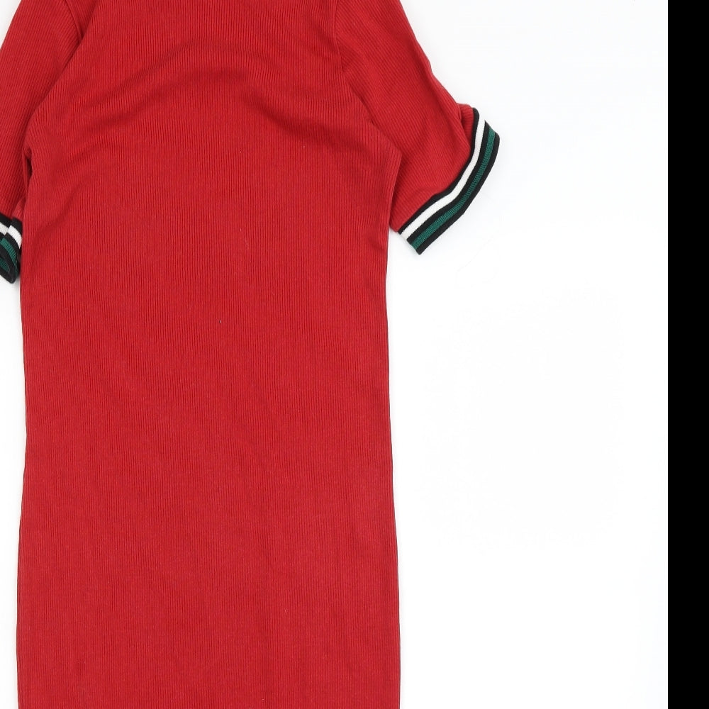 Zara Womens Red   Bodycon  Size M