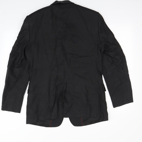 david leonardo Mens Black   Jacket Blazer Size S