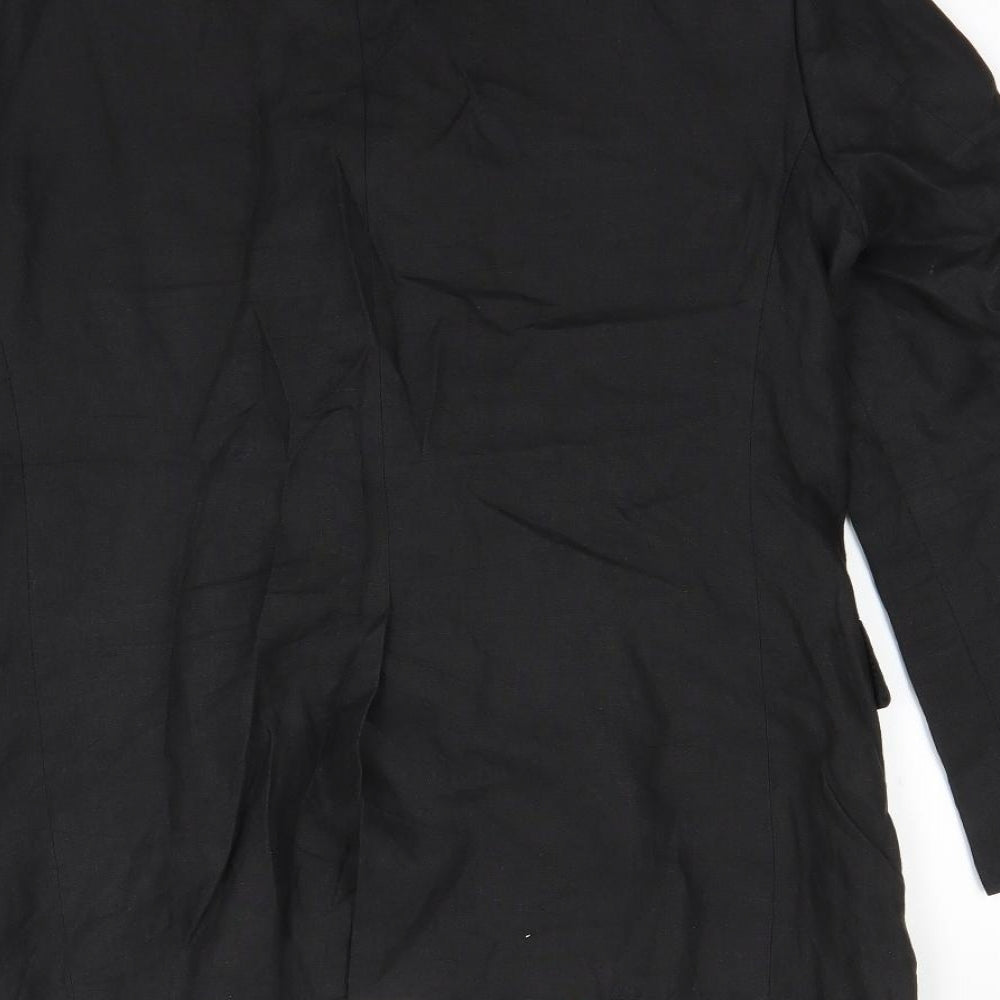 david leonardo Mens Black   Jacket Blazer Size S