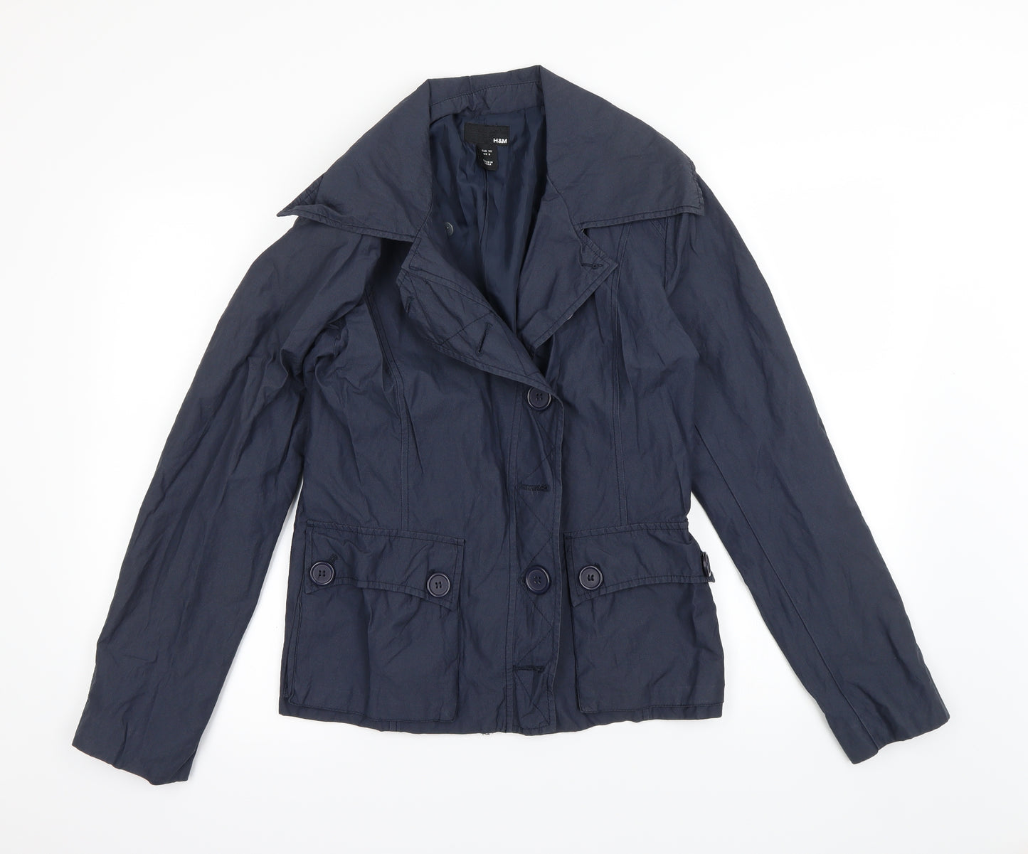 H&M Womens Blue   Jacket  Size 8