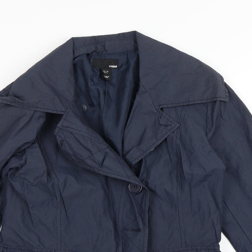 H&M Womens Blue   Jacket  Size 8