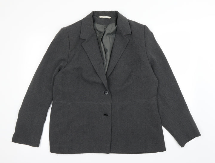George Mens Grey Jacket Blazer Size S