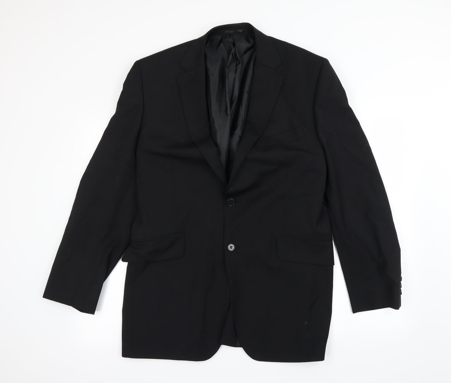 Preworn Mens Black   3 Piece Blazer Size L