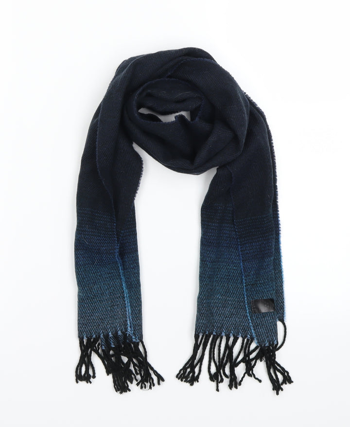 Preworn Boys Blue Spotted  Scarf  One Size