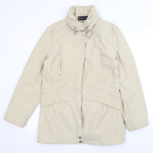 Ellie Louise Womens Ivory   Jacket Coat Size M