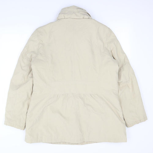 Ellie Louise Womens Ivory   Jacket Coat Size M