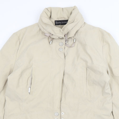 Ellie Louise Womens Ivory   Jacket Coat Size M