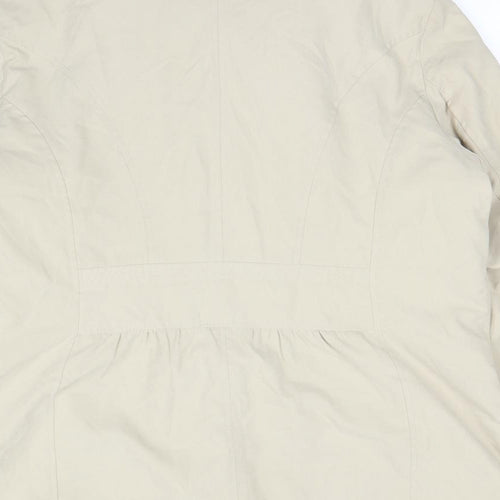Ellie Louise Womens Ivory   Jacket Coat Size M
