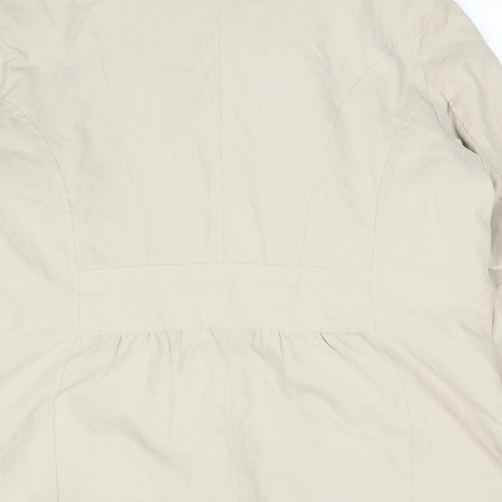 Ellie Louise Womens Ivory   Jacket Coat Size M