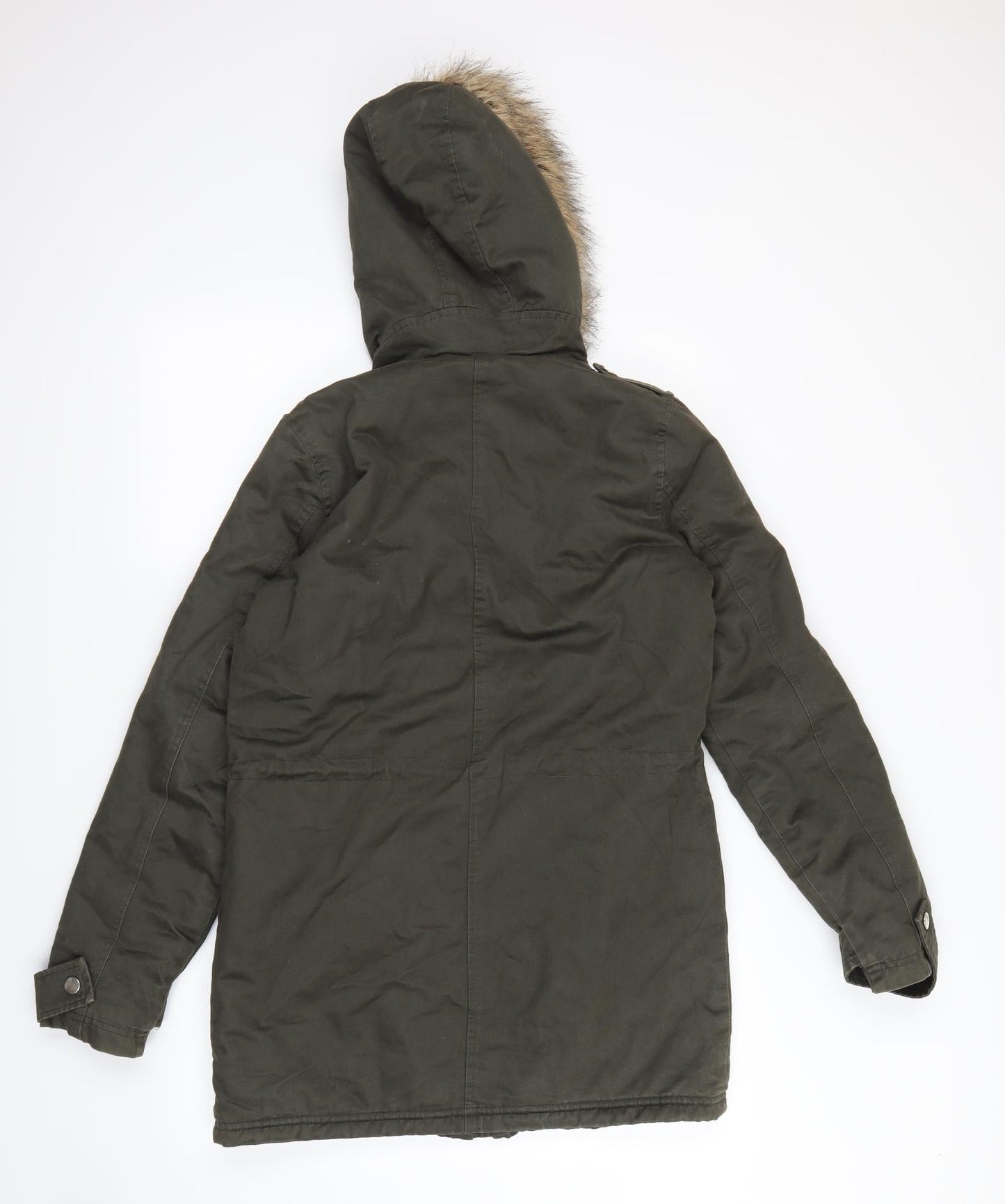 Dorothy Perkins Womens Green   Rain Coat Coat Size 8