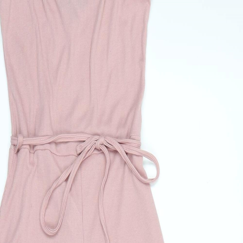 Missguided Womens Pink   Jumpsuit One-Piece Size 10 L26 in