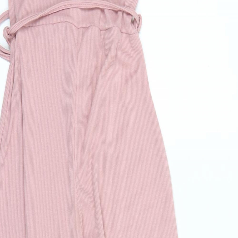 Missguided Womens Pink   Jumpsuit One-Piece Size 10 L26 in