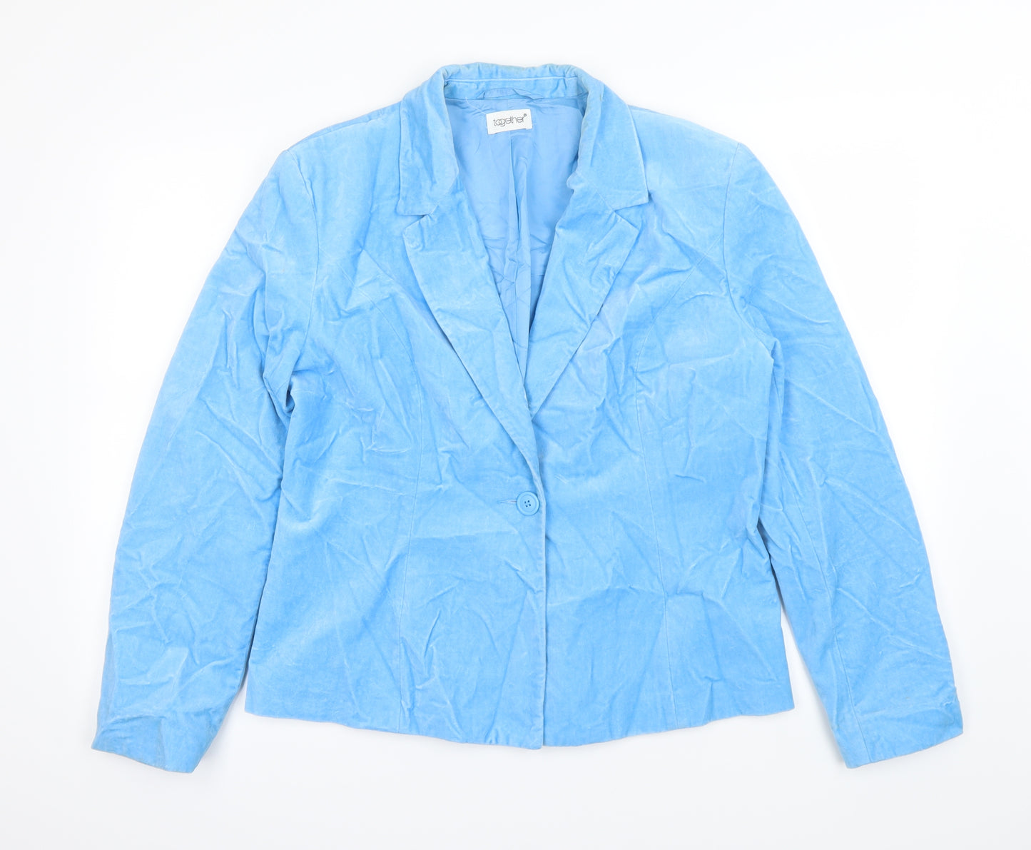 Together Womens Blue   Jacket Blazer Size 16